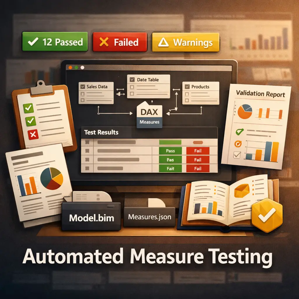 Automated Measure Testing for Power BI