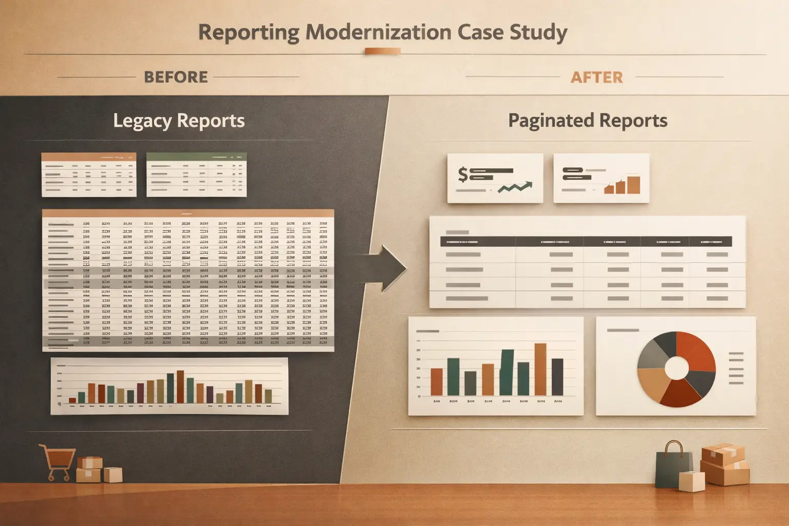 Anonymized trading analytics reporting frame